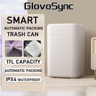 Smart Trash Can Automatic Packing  Rubbish Dust Bin Home Trash Bin, Kitchen Smart Sensor Trash Can