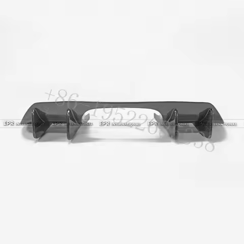 For honda Fit CIVIC TYPE R MK5 FK7 FK8 17 Onwards JS Type Single Rear Diffuser Real Carbon Fiber
