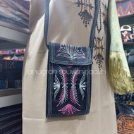tas selempang hp wanita bordiran motif khas Aceh bagus