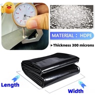 รุ่นอัพเกรด+ผ้าใหม่ ผ้ายางปูบ่อปลา พลาสติกปูบ่อ ขนาด 6x8 6x10 8x10 8x16m หนา 0.3/0.5mm สีดำ ผ้ายางปู