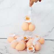 3pcs Squishy Eggs Egg Toy Fake Eggs Telur Ayam Mainan Chicken Eggs Stress Relief Squeeze Toys