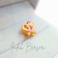 SA80913 Gold 916 Emas Charm / Loket / Pendant 0.41g