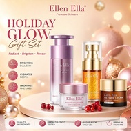 [ Payday ]Ellen Ella Skincare Set 5pcs Niacinamide 8X Whitening Glow Up Collagen 4X Anti Aging Serum