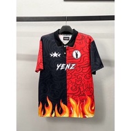 Baju Raya 2024  RETRO YENZ MAX FLAME  Fresh Design Sublimation T-shirt Jersey /Microfibre Mini Eyele