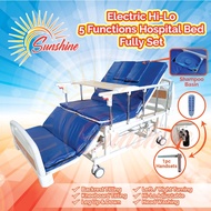 Hospital Bed 8 Function Electrical + Mattress + Dining Table