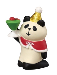 日本 DECOLE Concombre 聖誕公仔/ 蘇打熊貓