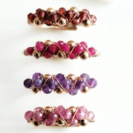 HENJU BY GRACY | Bubble Ring With Ball Gold | Bubble Ring | 14K Gold Filled | 14K Rose Gold Filled |