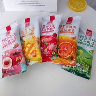 6 Flavors-Fruit Tea Juice Powder Beverage Powder Brewed Drink Solid Beverage Fruit Lemon Fruit Flavo