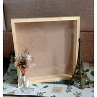 KAYU 3d Wooden Frame/Frame/Picture measuring 30 x 30 cm