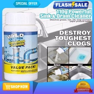 Wild tornado powerful sink &amp; drain cleaner high efficiency unclog drainage clog remover and cleaner liquid sosa dran decloger baradong lababo gleam liquid drain sosa toilet clogging cleaning tool super remover pipeline toilet to clear dissolves grease