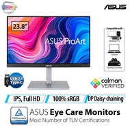 ASUS ProArt Display PA247CV 23.8” Monitor, 1080P Full HD, 100% sRGB/Rec. 709, IPS, USB hub USB-C HDMI DisplayPort with Daisy-chaining, Calman Verified, Eye Care, Anti-glare, Ergonomic Stand