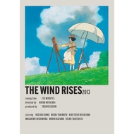 【READY STOCK】Poster THE WIND RISES Movies for home/bedroom/office/GIFT PRESENT/GOOD FOR FAMILY KID F