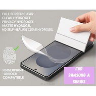 Full Coverage Hydrogel Screen Protector For Samsung Galaxy A07 A14 A15 A16 A17 A20 A30 A23 A26 A35 A