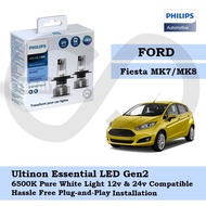 Philips New Ultinon Essential LED Bulb Gen2 6500K H4 Set for Ford Fiesta MK7/MK8 2008-2017