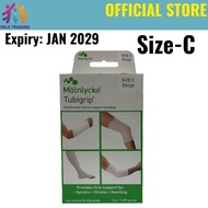 Molnlycke Tubigrip Size C 1 Meter (Beige) Tubular Bandage for Sprain Strain Swelling