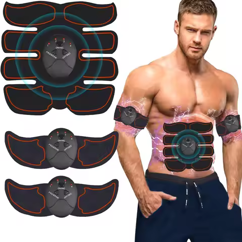1Set Wireless Abs Stimulator, Environmental Management System Abdominal Conditioning Trainer, Portab