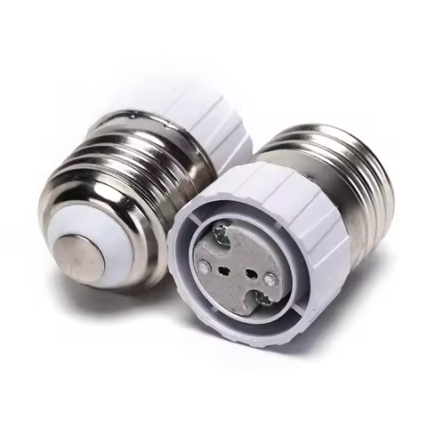1Piece Home White E27 To MR16 Base Converter E27 Lamp Holder Adapter Screw Socket E27 To GU5.3 G4 Li