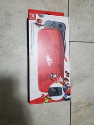 全新 原廠 任天堂 Switch Mario Odyssey 機袋連保護貼 (不議價)