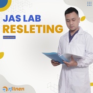 LAB COAT LONG-SLEEVED ZIPPER LABORATORY COAT/ PRACTICE COAT/ LAB CLOTHES/