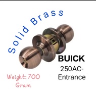 BUICK- Heavy Duty Solid Brass Entrance Lockset - 250AC (V/Pack) Tombol Pintu Rumah