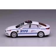 Mytopshop 1:64 596 White Mondeo NYPD Responder Hybrid Police Model Diecast Collect Display Metal Car