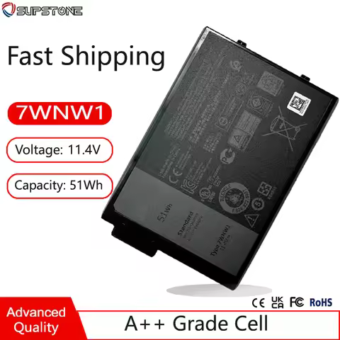 New 7WNW1 Laptop Battery For Dell Latitude 7424 5424 5420 RUGGED P85G001 P86G001 DMF8C GK3D3