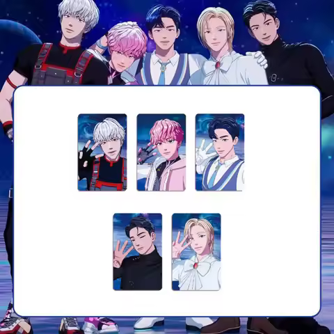 5Pcs KPOP PLAVE 3rd Anniversary Photocards Member Concert Two-Sided LOMO Cards YEJUN NOAH BAMBY EUNH