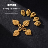 Hand-woven Crown Gold Leaf Exquisite Accessories Leaf Gold Thread Hand-woven Gold Leaf Accessories