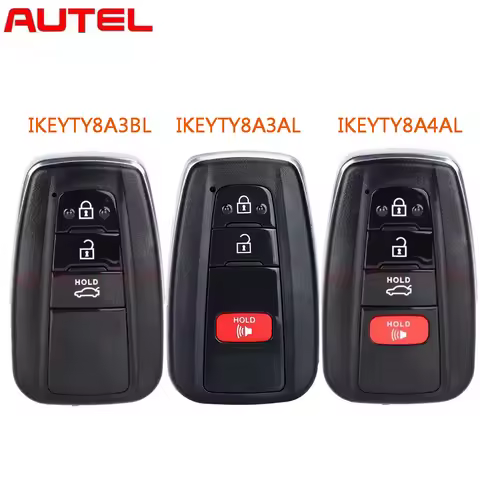 1 Piece Autel IKEYTY8A3AL IKEYTY8A3BL IKEYTY8A4AL Universal Smart Remote Key for Toyota Style for KM