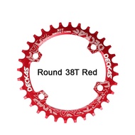 退Lakexus Deckas 104BCD Round Narrow Wide Chainring 104bcd MTB 30T 32T 34T 36T 38T Chainring Crankset