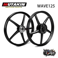 MUTAKIN Mags 522 5 Spoke For HONDA WAVE125 WAVE110 DASH110/125 XRM110 XRM125 Front Disc Rear Drum 8d