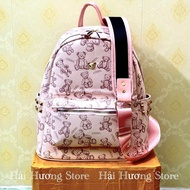 Balo Gấu Size 40 vừa A4 Laptop 14inch Atlat địa lý Da Bag