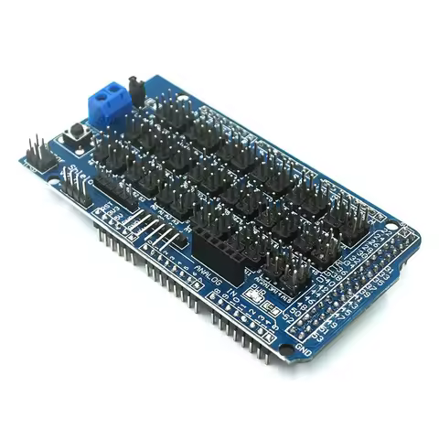 For Arduino MEGA Sensor Shield V1.0 V2.0 Dedicated Expansion Development Board MEGA 2560 Sup IIC Blu