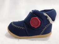 英德鞋坊 日本第一品牌-MOONSTAR月星 CR寶寶機能短靴 1045-深藍 超低直購價490元 限量特賣