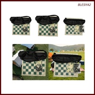 [Blesiya2] Portable Chess Set,Luxury Tournament Chess Set,Folding Chess Board,Foldable
