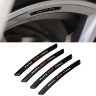 4Pcs Car Tyre Rim Wheel Sticker Decoration Accessories for Honda MUGEN Civic Accord Crv Fit Jazz Dio