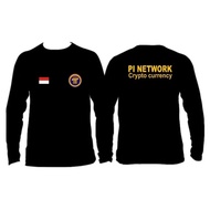 Pi NETWORK CRYPTO CURRENCY LONG SLEEVE YELLOW MOTIF T-SHIRT
