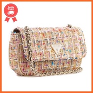 Tas Guess Wanita Original Cessily Tweed Convertible Mini Bag