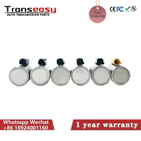 8PCS 09G OEM TF-60SN Automatic Transmission Valve Body Solenoids Fit For Audi VW Golf Passat Toura