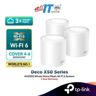 TP-Link Deco X50 / X50-PoE / X50-5G / X50-Outdoor AX3000 Ai-Driven Mesh WiFi 6 Whole Home Router