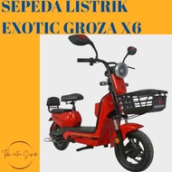 Sepeda Motor Listrik Exotic Groza X6 Sepeda Listrik Murah Exotic Groza X6 Sepeda Motor Listrik Murah