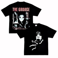 Filem Seram Klasik The Grudge American Street Retro Heavy-Style T-Shirt Lengan Panjang dan Pendek