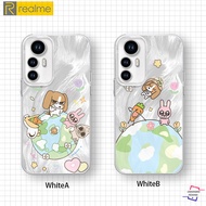 IP Popular Anime "Siam Lip" Around the World Casing for Realme C63 65 67 53 55 35 33 31 30 21Y 20 15
