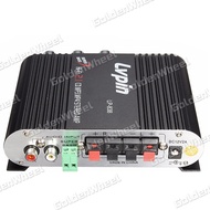 (dalam Stok Dikirim Dari Jakarta)LVPIN Mini HiFi Stereo Amplifier Treble Bass Booster 12V 20W - LP-8