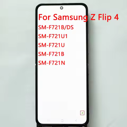 Dynamic AMOLED For Samsung Galaxy Z Flip 4 Inner Screen 6.7" Samsung SM-F721B/DS F721U Display LCD S