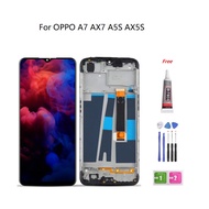 LCD with Frame For OPPO A5S AX5S A7 AX7 A12 A12S 2020 CPH1909 LCD Display With Touch Screen Digitize