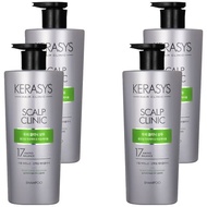 Kerasis Scalp Clinic Protein Shampoo Floral Powder Scent, 600ml, 6ea - 600ml x 4ea