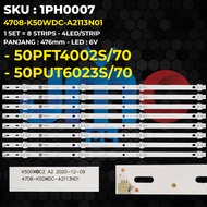 Backlight TV PHILIPS 50 Inch 50PFT4002S/70 50PUT6023S/70 4708-K50WDC-A2113N01