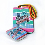 [Muzi Creative] Beautiful Treasure Island-Gaji Shoulder Bag Tin Box Set MUZU ART Retro