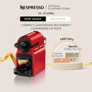 Nespresso Inissia Coffee Machine Red / Coffee Maker / Automated Capsule Coffee Machine Nespresso / (C40-ME-RE-NE4)